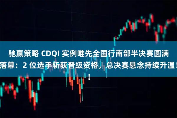 驰赢策略 CDQI 实例唯先全国行南部半决赛圆满落幕:2 位选手斩获晋级资格,总决赛悬念持续升温!
