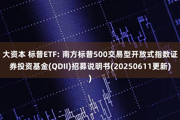 大资本 标普ETF: 南方标普500交易型开放式指数证券投资基金(QDII)招募说明书(20250611更新)